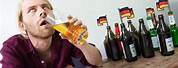 German Man Drinking Beer