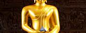 Gold Meditating Buddha Statue