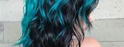 Golden Yellow and Teal Hair Dye