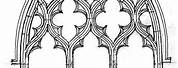 Gothic Arch Window Draw Template
