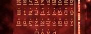 Guardians of the Galaxy Writing System Alphabet