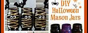 Halloween Decor with Mason Jars