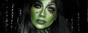 Halloween Green Witch Makeup