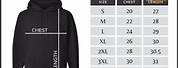 Hanes Sweatshirt Size Chart