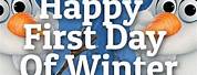 Happy First Day Winter FB Cover