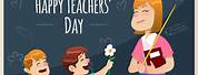 Happy Teacher's Day Drawing