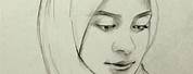 Hijab Girl Sketch