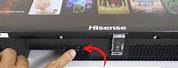 Hisense 4K TV Where Is Power Button