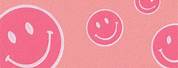 Hot Pink Smiley-Face Wallpaper Aesthetic