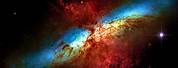 Hubble Telescope Pictures of Cigar Galaxy