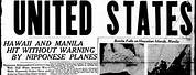Japan Attacks Pearl Harbor Newspaper