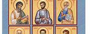 Jesus 4 Apostles Icon