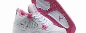 Jordan Retro 4 Pink White Grey