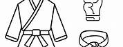 Karate Gi Pants Basic Sketch