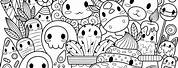 Kawaii Coloring Pages Room