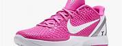 Kobe Bryant Pink Basketball Shoes
