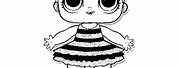 LOL Surprise Queen Bee Coloring Pages Doll