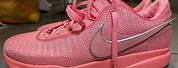 LeBron Pink Shoes in Drew League