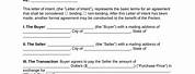 Letter of Intent Template Free Printable
