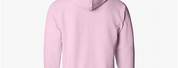Light-Pink Sweatshirt Front and Back