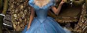 Lily James Cinderella Blue Dress