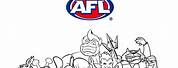 Little People AFL Colouring