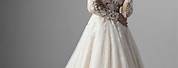 Long Sleeve Lace Ball Gown Wedding Dresses