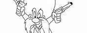 Looney Tunes Yosemite Sam Coloring Pages