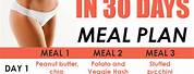 Lose Weight in 30 Days Meal Plan