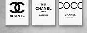 Louis Vuitton Gucci Chanel Wall Art