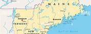 Maine New Hampshire Vermont Map