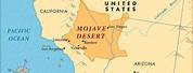 Map of Mojave Desert