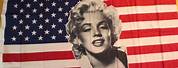 Marilyn Monroe Wearing USA Flag