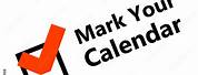 Mark Your Calendar Clip Art PNG