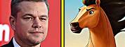 Matt Damon Face On Spirit the Horse