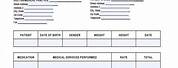 Medical Records Invoice Template Free