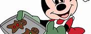 Minnie Mouse Cooking Christmas Clip Art