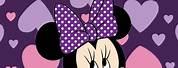 Minnie Mouse Wallpaper Purple for Tablet