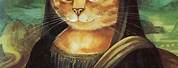 Mona Lisa Beluga Cat Meme