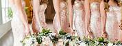 Most Beautiful Bridesmaid Dresses Rose Gold