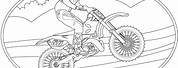 Motocross Tracks Coloring Pages