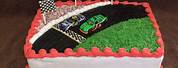 NASCAR Birthday Sheet Cake