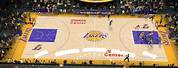 NBA Old Lakers Basketball Court