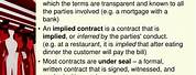 Name Different Types of Contract