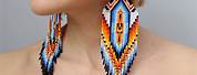 Native American Indian Beaded Earrings
