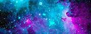 Neon Purple Blue Galaxy
