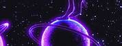 Neon Purple Space Aesthetic