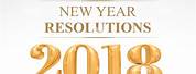 New Year Resolution 2018 Background