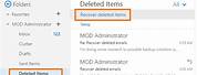 Office 365 Recover Deleted Emails