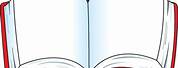 Open Book with Heart Clip Art